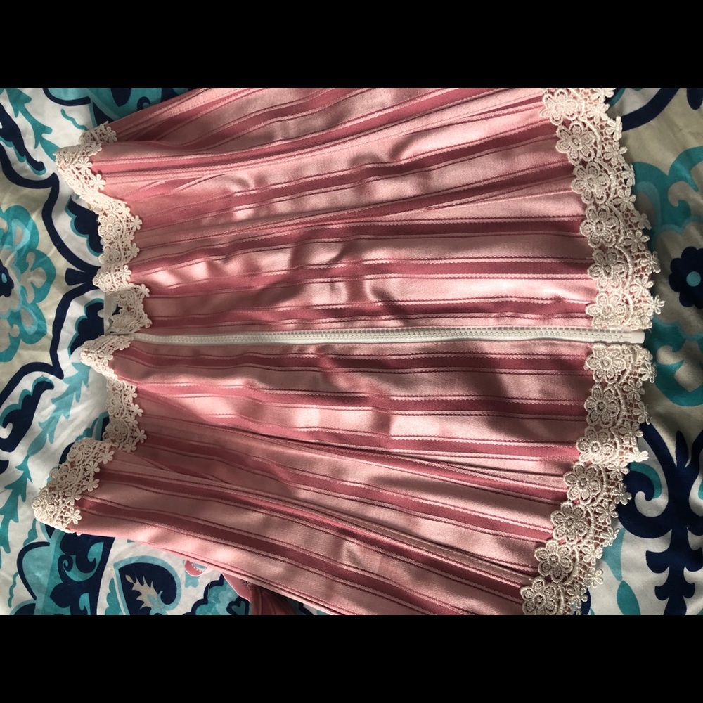 Pink corset